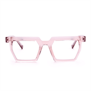 Female Polygonal Frame Acetate Tortoiseshell Eyeglasses - Abdosy