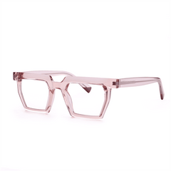 Female Polygonal Frame Acetate Tortoiseshell Eyeglasses - Abdosy Female Polygonal Frame Acetate Tortoiseshell Eyeglasses - Abdosy