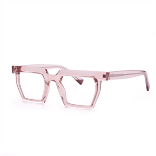 Female Polygonal Frame Acetate Tortoiseshell Eyeglasses - Abdosy