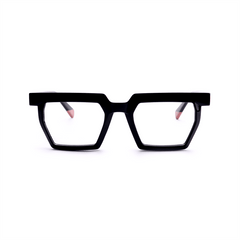 Female Polygonal Frame Acetate Tortoiseshell Eyeglasses - Abdosy Female Polygonal Frame Acetate Tortoiseshell Eyeglasses - Abdosy