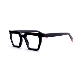 Female Polygonal Frame Acetate Tortoiseshell Eyeglasses - Abdosy