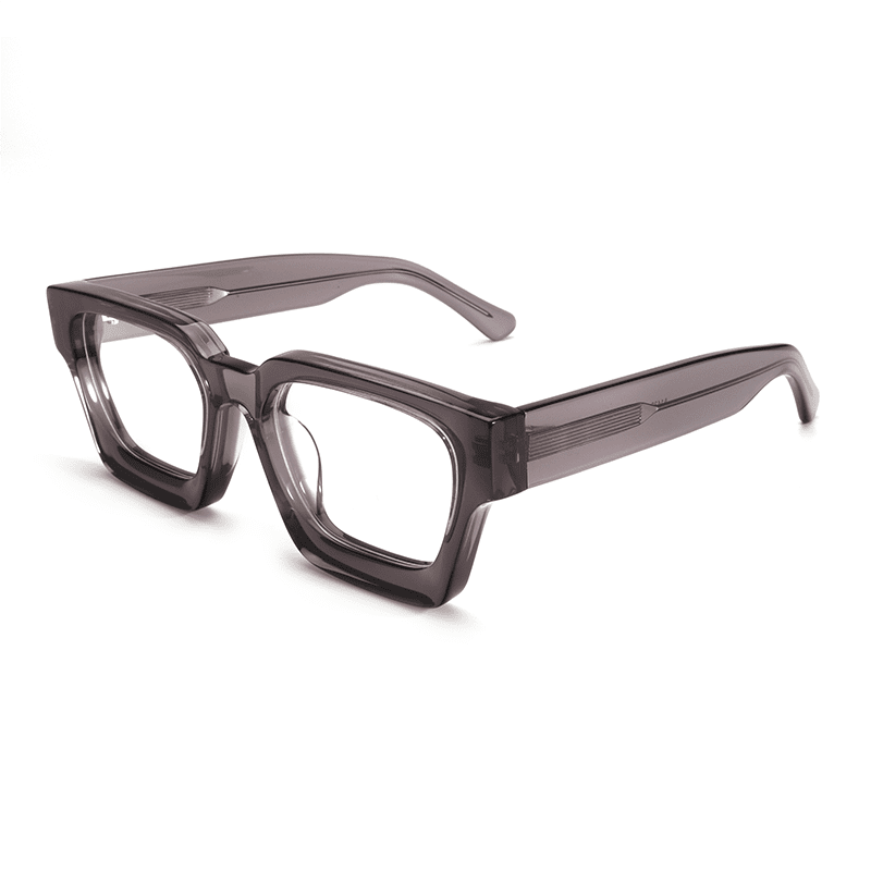 Flexible Metal Square Eyeglasses Frames - Abdosy