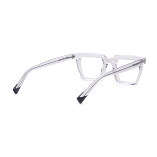 Female Polygonal Frame Acetate Tortoiseshell Eyeglasses - Abdosy