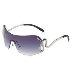 Trendy Punk Snake Frame Unisex Sunglasses Trendy Punk Snake Frame Unisex Sunglasses