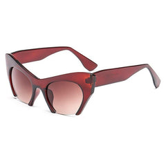 Abdosy Retro Half Cat Eye Woman Glasses Abdosy Retro Half Cat Eye Woman Glasses