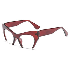 Abdosy Retro Half Cat Eye Woman Glasses Abdosy Retro Half Cat Eye Woman Glasses