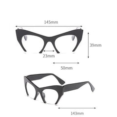Abdosy Retro Half Cat Eye Woman Glasses Abdosy Retro Half Cat Eye Woman Glasses