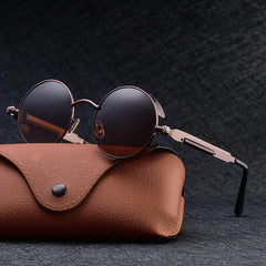 Round Steampunk Polarized Sunglasses Round Steampunk Polarized Sunglasses