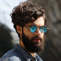 Round Steampunk Polarized Sunglasses Round Steampunk Polarized Sunglasses