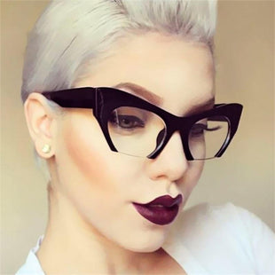 Abdosy Retro Half Cat Eye Woman Glasses