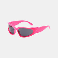 Silver with Black Sports Square Sunglasses - Abdosy Silver with Black Sports Square Sunglasses - Abdosy