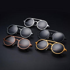 Abdosy Round Steampunk Polycarbonate Sunglasses Abdosy Round Steampunk Polycarbonate Sunglasses