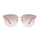 Unisex Square Metal Frame Sunglasses - Abdosy