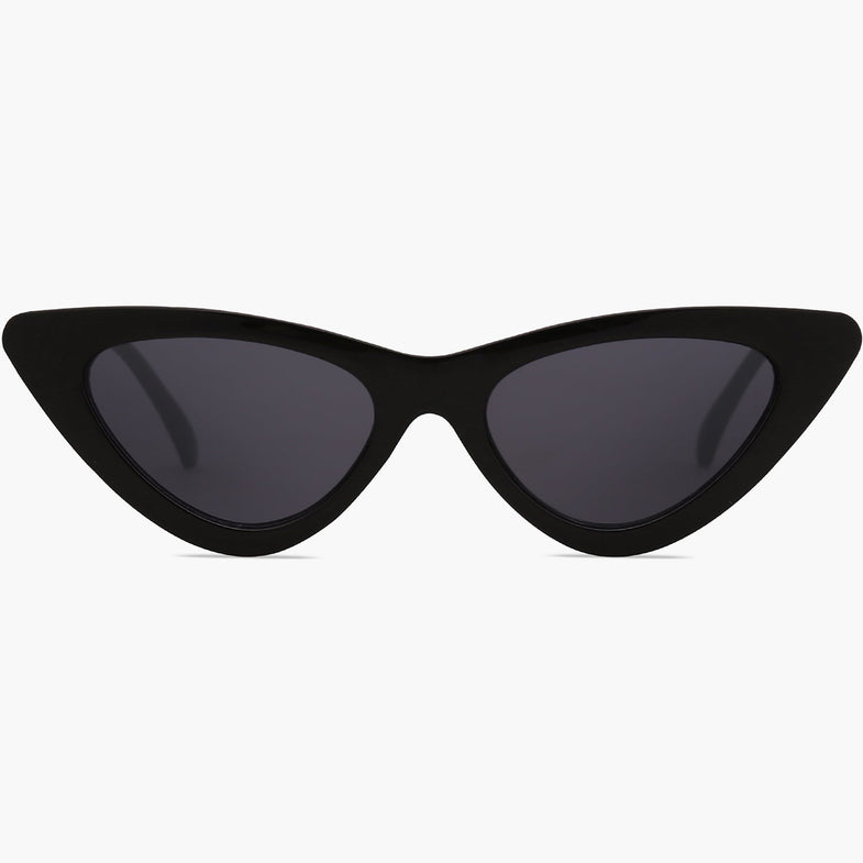 Red Frame Grey Lens Cat Eye Female Sunglasses