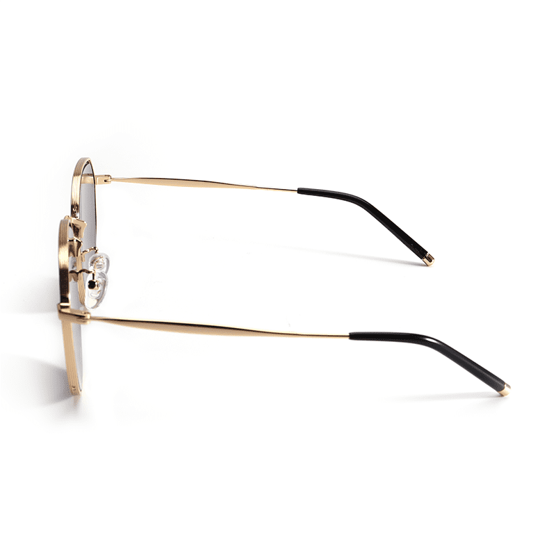 Tuesday Black Polygon Sunglasses