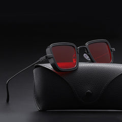 New Fashion Retro Creative Casual Men's Metal Square Frame Sunglasses For Outdoor Vacation