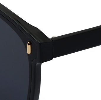 Protect Your Eyes in Style: Classic Black UV Sunglasses for Men and Women-58207