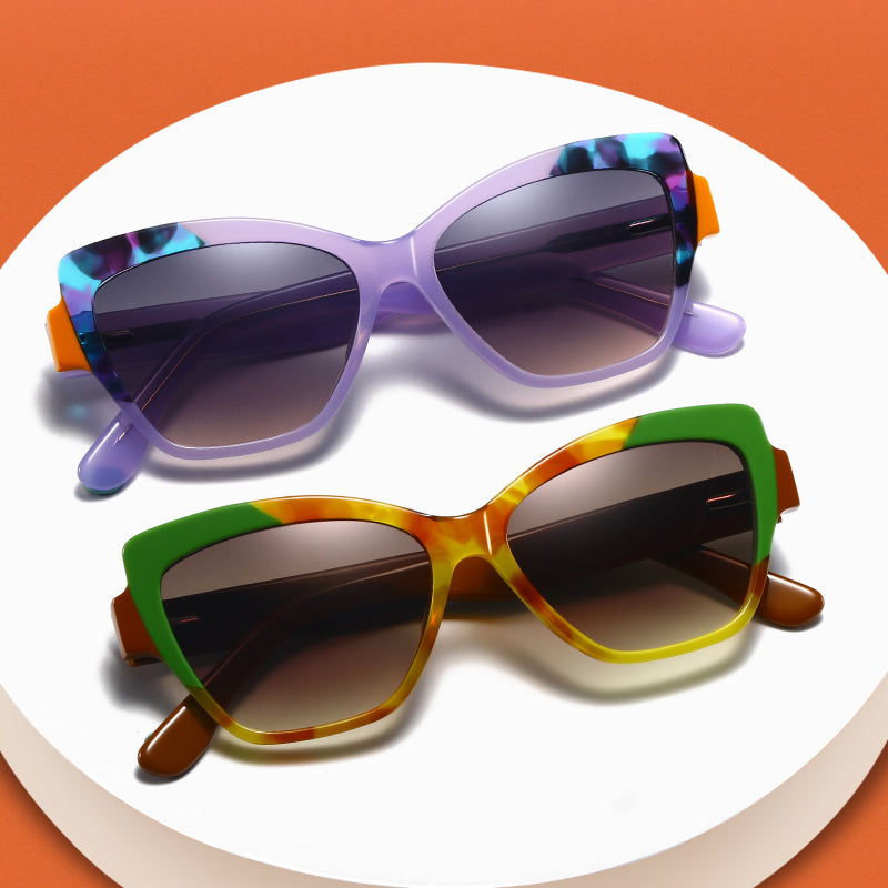 Cat Eye Sunglasses Summer Vintage Jelly Eyewear
