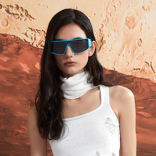 Cyberpunk Jelly Oversized Sunglasses