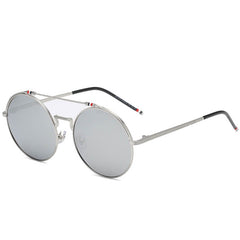 Men Round Frame Sunglasses