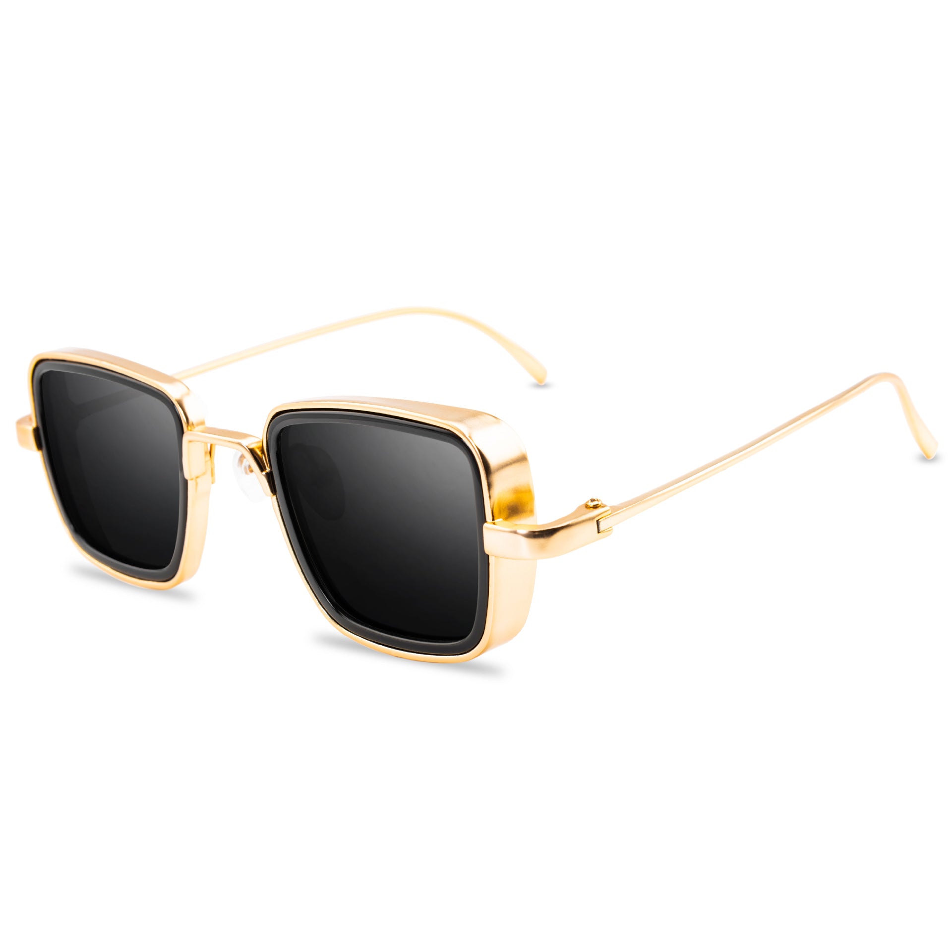 Men's Squared Metal Retro Sunglasses - Men's Sunglasses - New In