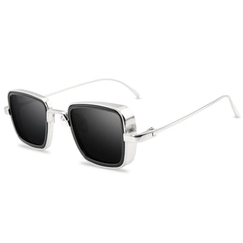 New Fashion Retro Creative Casual Men's Metal Square Frame Sunglasses For Outdoor Vacation
