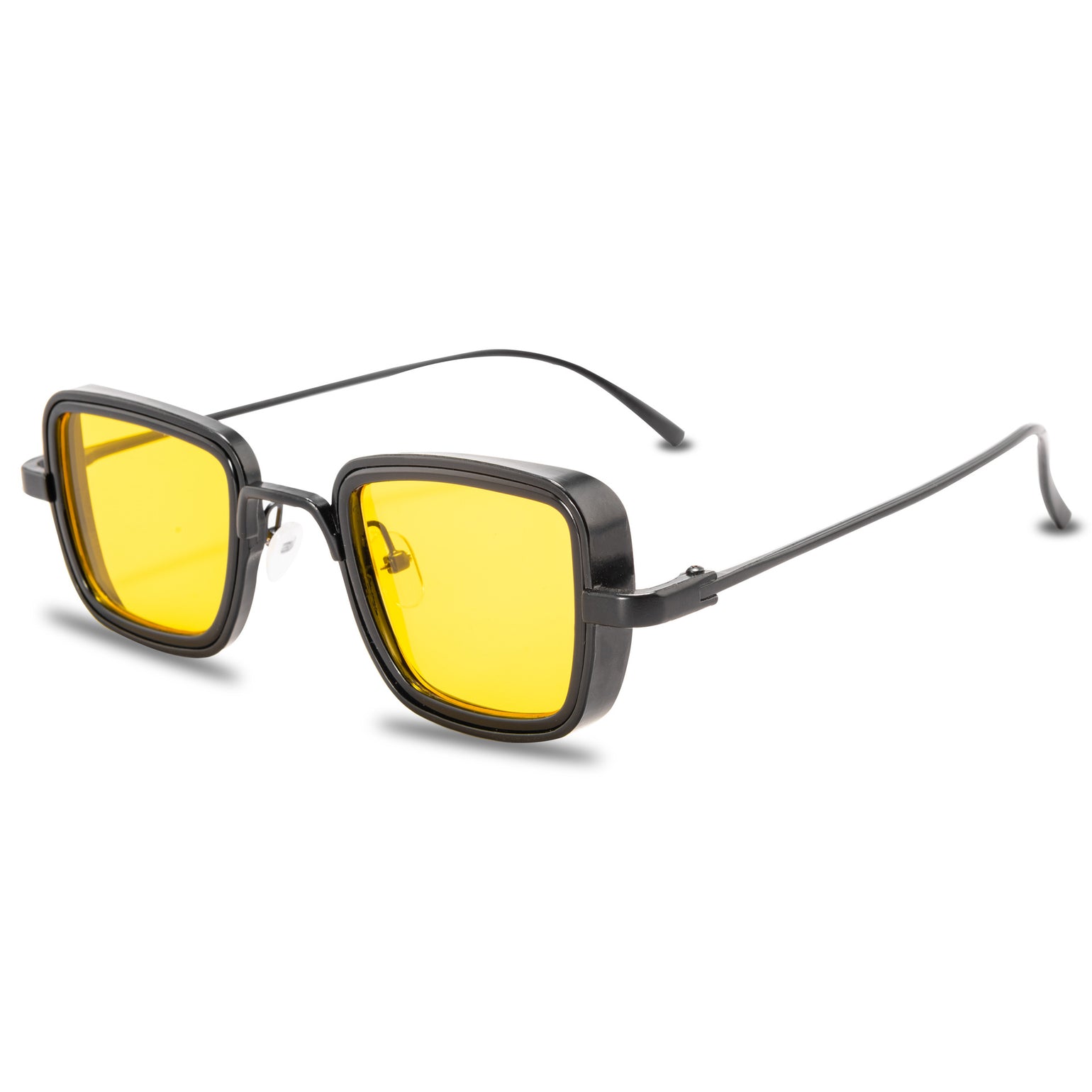 New Fashion Retro Creative Casual Men's Metal Square Frame Sunglasses For Outdoor Vacation