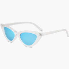 Red Frame Grey Lens Cat Eye Female Sunglasses