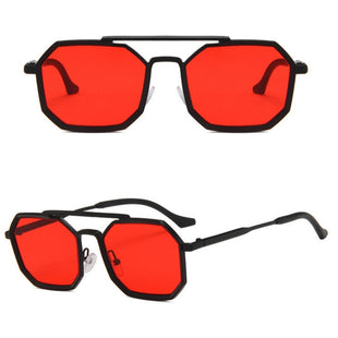 Unisex Punk Polycarbonate UV400 Sunglasses