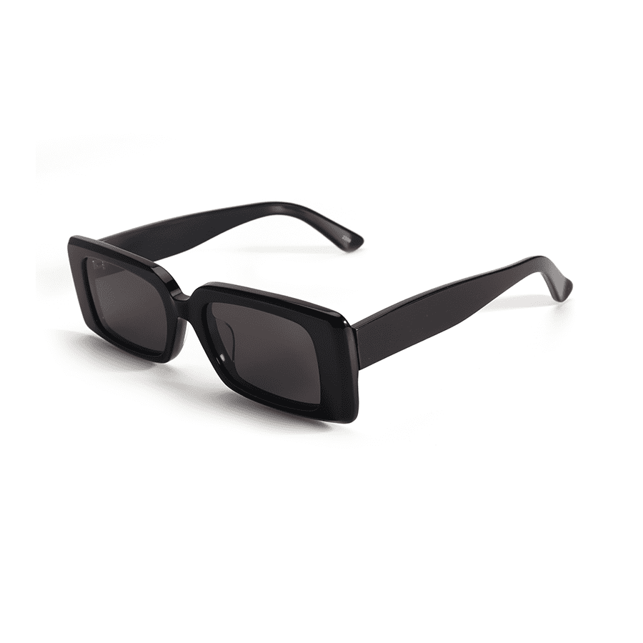 Oversized Men's White Square Sunglasses - Abdosy