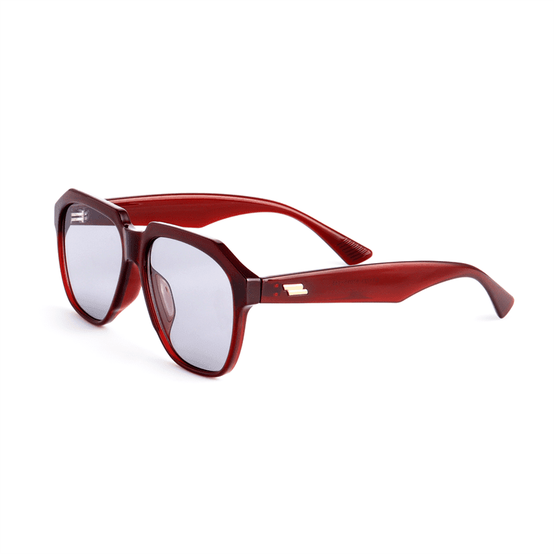 80S Polarized TR90 Polygon Sunglasses for Men - Abdosy