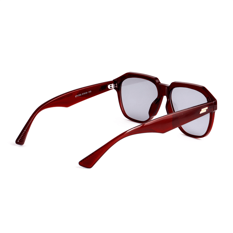 80S Polarized TR90 Polygon Sunglasses for Men - Abdosy