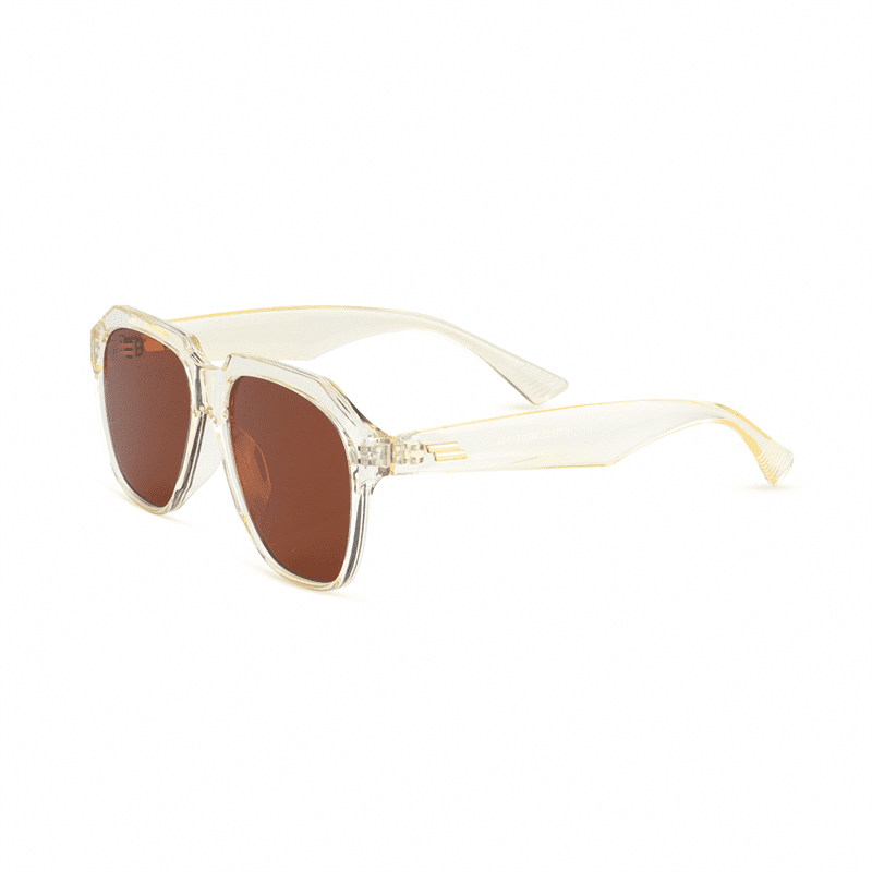 80S Polarized TR90 Polygon Sunglasses for Men - Abdosy