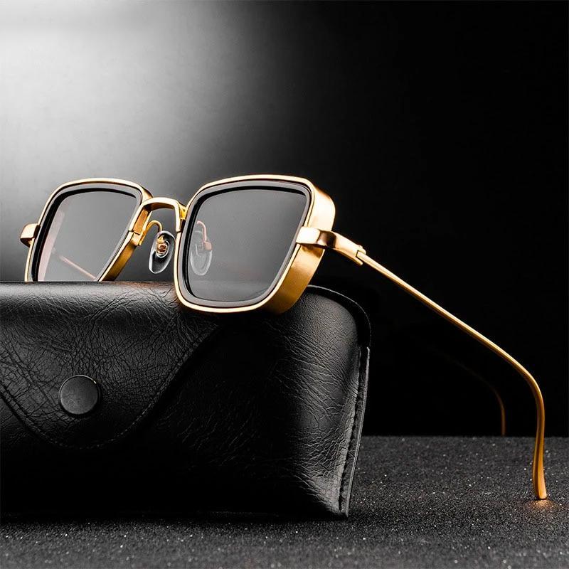 Vintage Metal Square Frameless Macho Man Sunglasses For Men With UV 400  Lens And Case Fashionable Eyewear From Joesun, $44.72