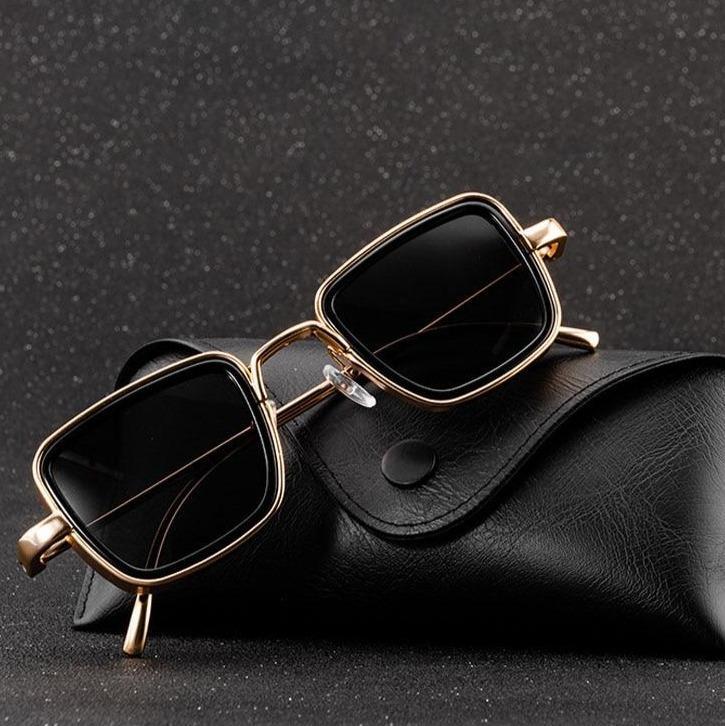 New Fashion Retro Creative Casual Men's Metal Square Frame Sunglasses For Outdoor Vacation